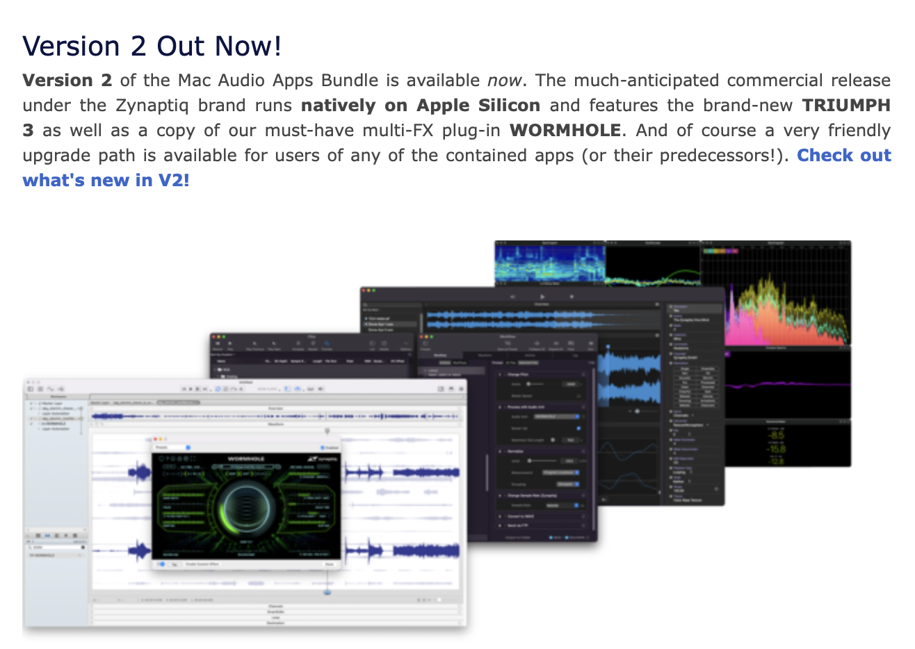 Zynaptiq Mac Audio Applications